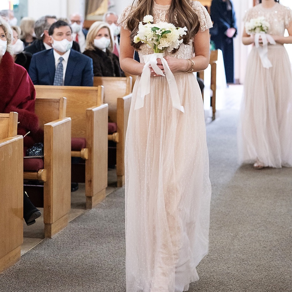 Needle & Thread Short Sleeve Maxi Dress